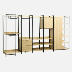 Kit armadio modulare con 5 elementi