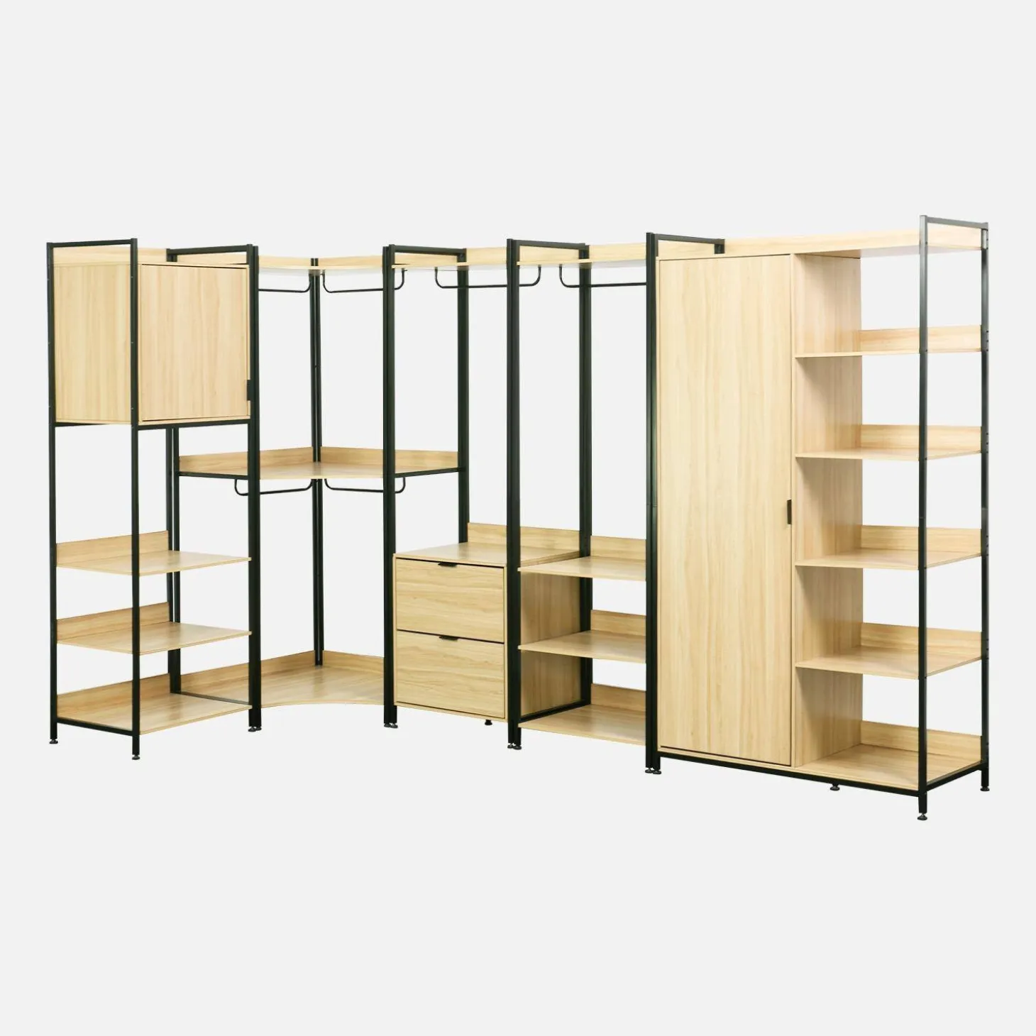 Kit armadio modulare con 5 elementi