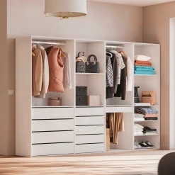 Kit armadio modulare con 4 unità