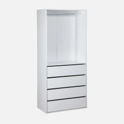 Kit armadio modulare con 4 unità