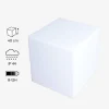 Lampada a cubo LED colore bianco con batteria ricaricabile