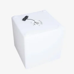 Lampada a cubo LED colore bianco con batteria ricaricabile