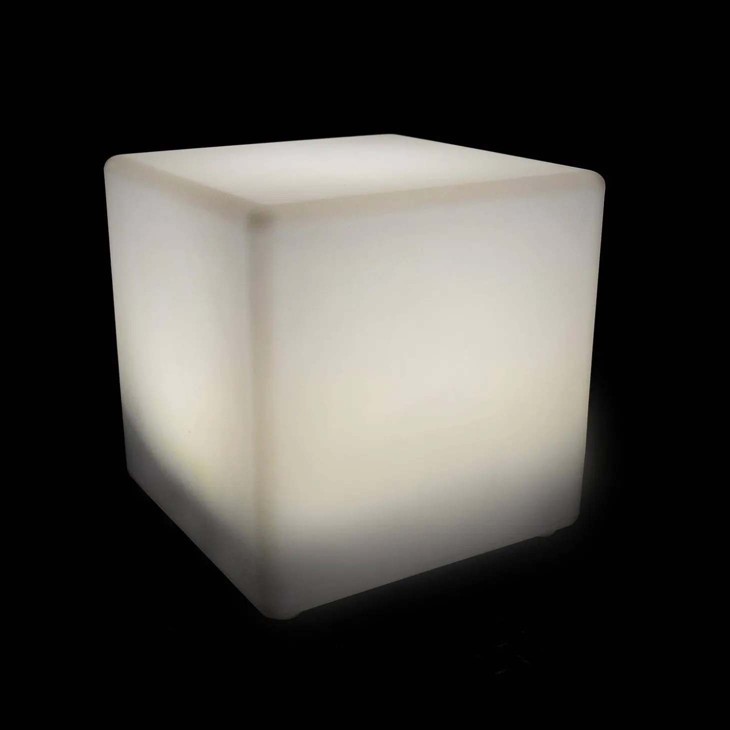 Lampada a cubo LED colore bianco con batteria ricaricabile