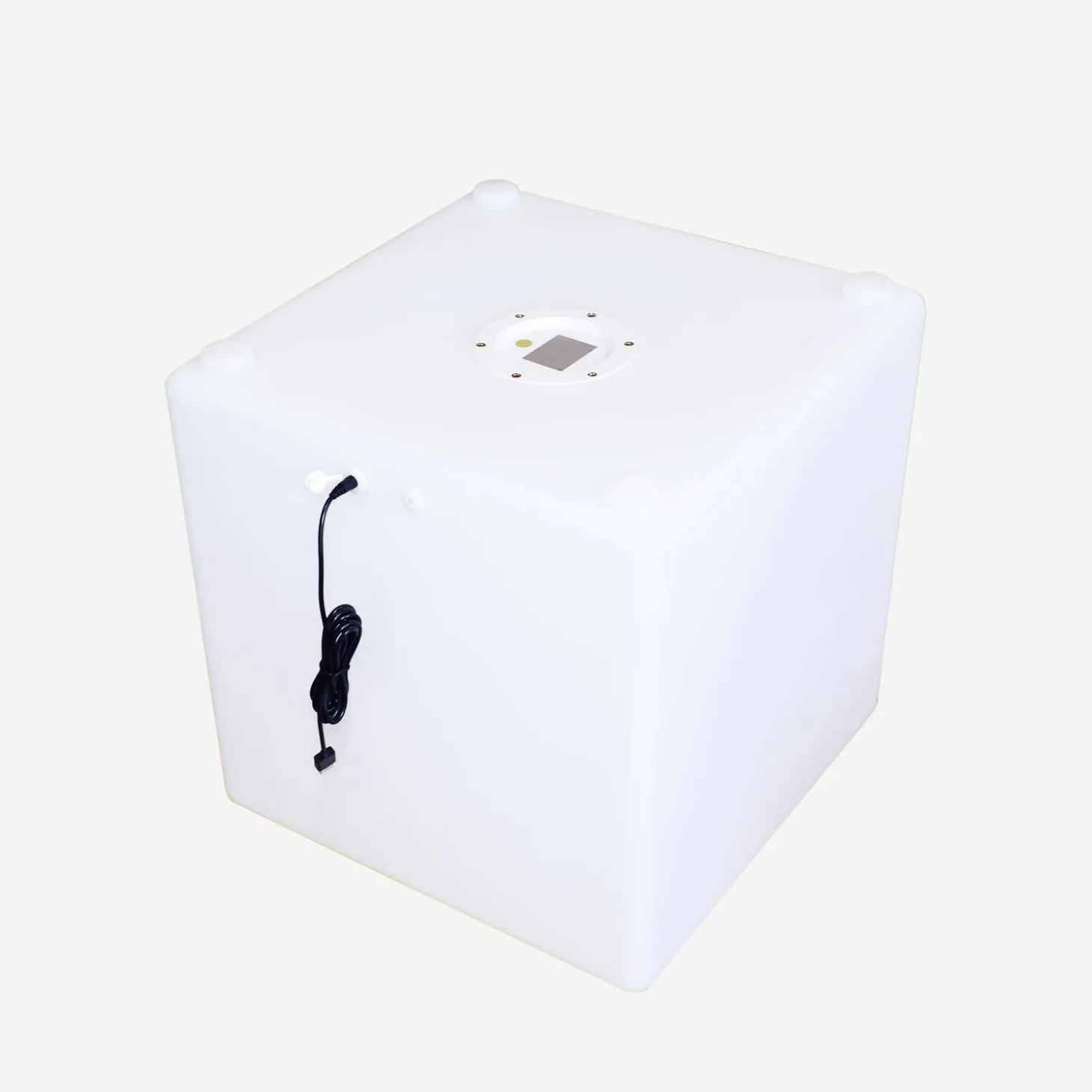 Lampada a cubo LED colore bianco con batteria ricaricabile