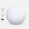 Lampada a sfera LED luce bianca con batteria ricaricabile