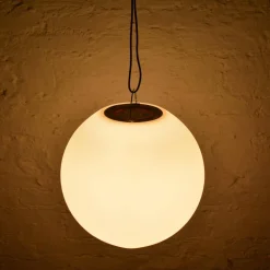 Lampada a sfera LED luce bianca con batteria ricaricabile