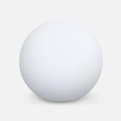 Lampada a sfera LED luce bianca con batteria ricaricabile
