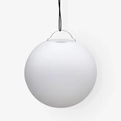 Lampada a sfera LED luce bianca con batteria ricaricabile