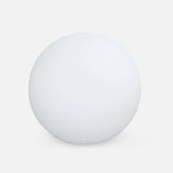 Lampada a sfera LED luce bianca con batteria ricaricabile