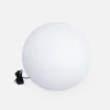 Lampada a sfera LED luce bianca con batteria ricaricabile