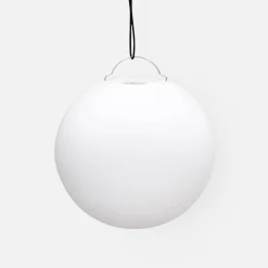 Lampada a sfera LED luce bianca con batteria ricaricabile
