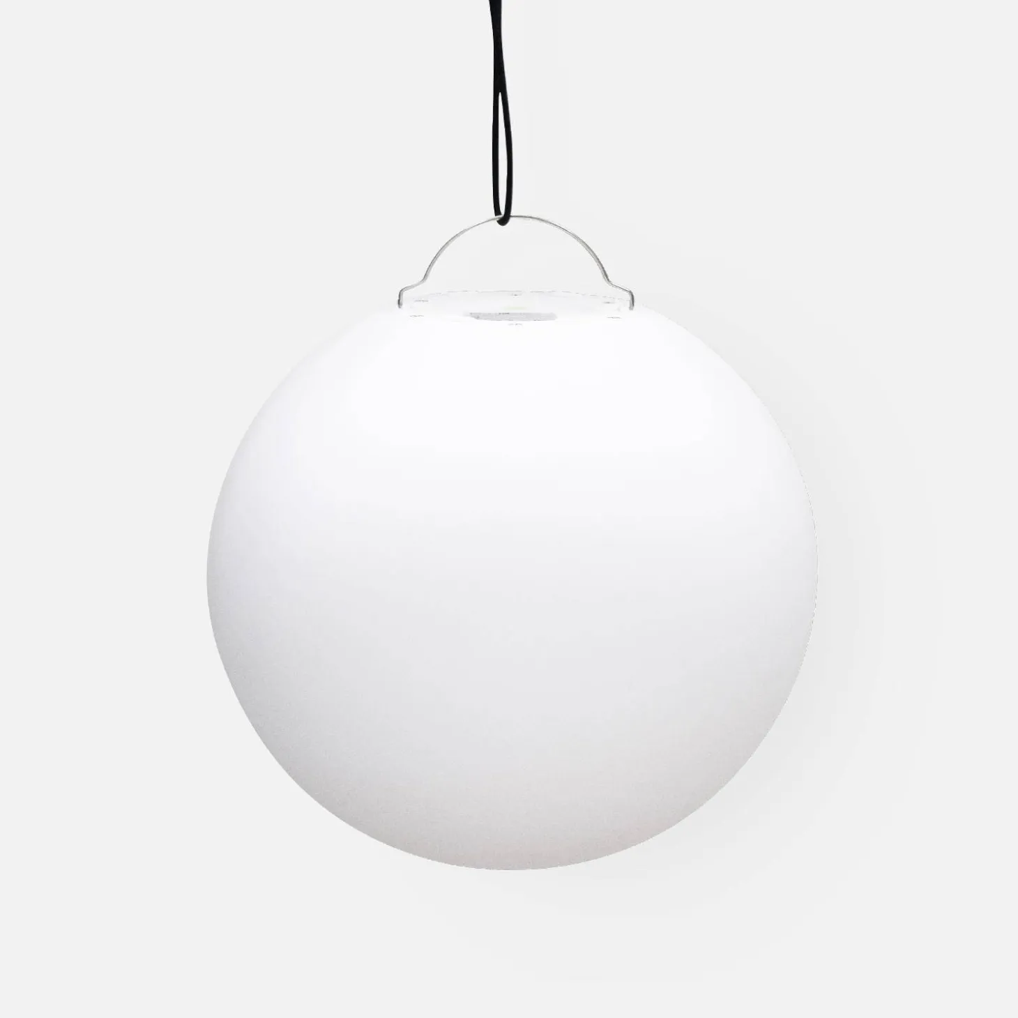 Lampada a sfera LED luce bianca con batteria ricaricabile