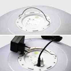 Lampada a sfera LED luce bianca con batteria ricaricabile