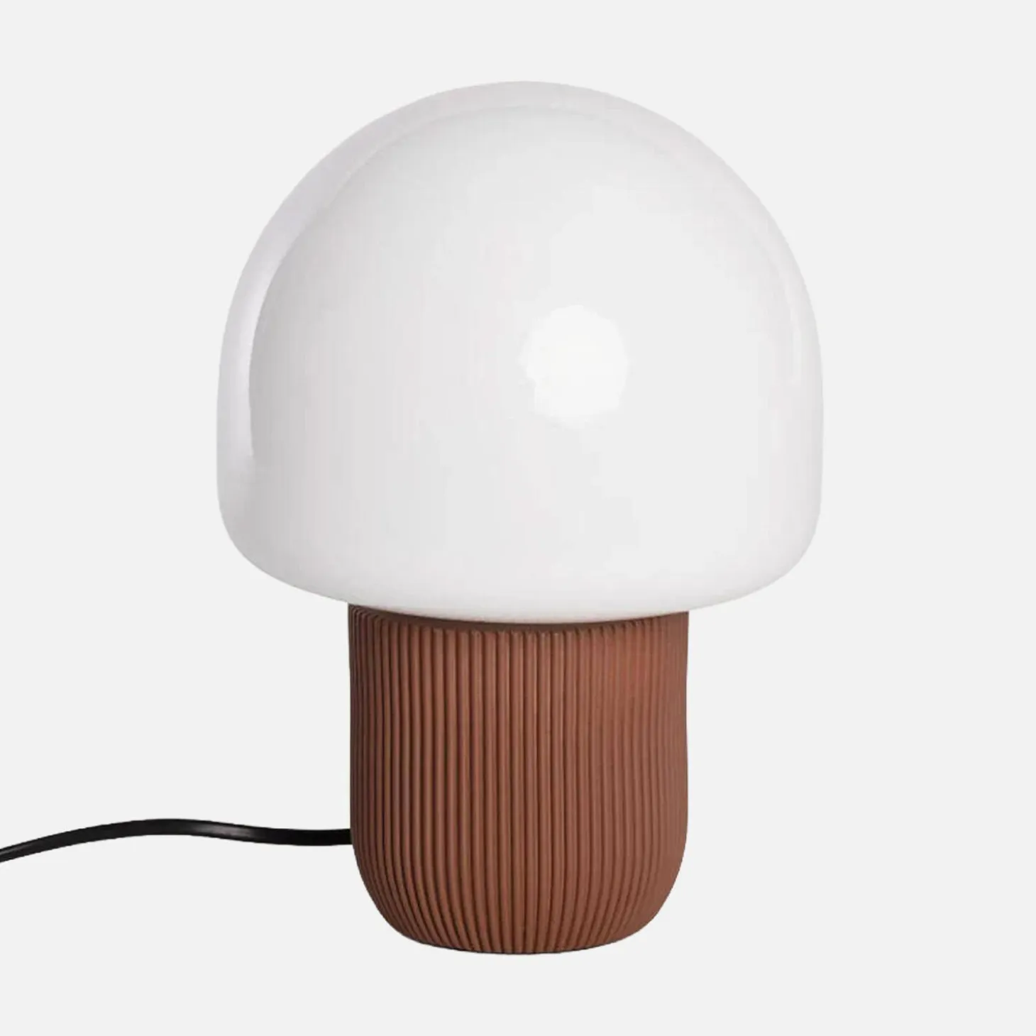 Lampada da tavolo da interno in resina e PVC, Ø18cm