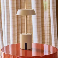 Lampada da tavolo LED per interno ed esterno in metallo, Ø 10,8 cm