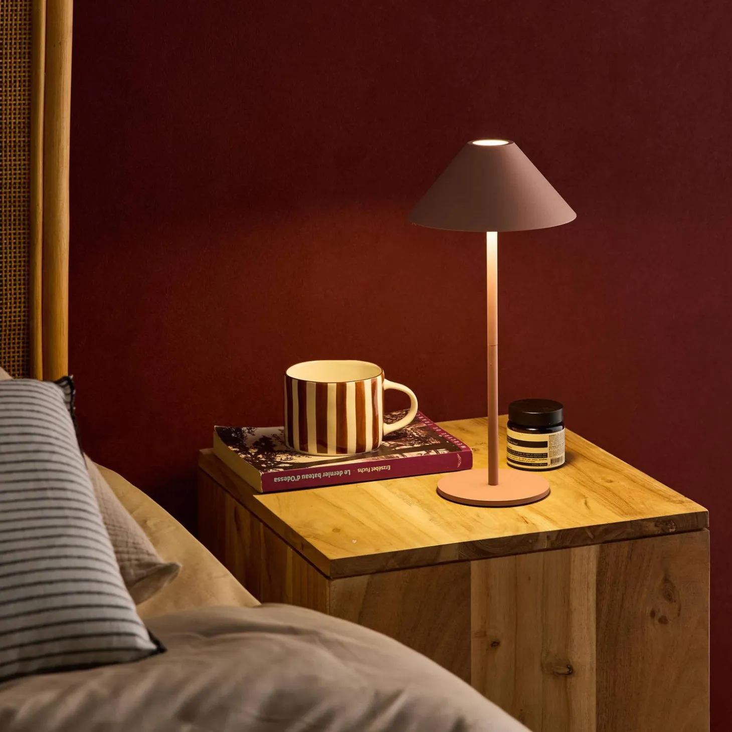 Lampada da tavolo LED senza fili, 32cm
