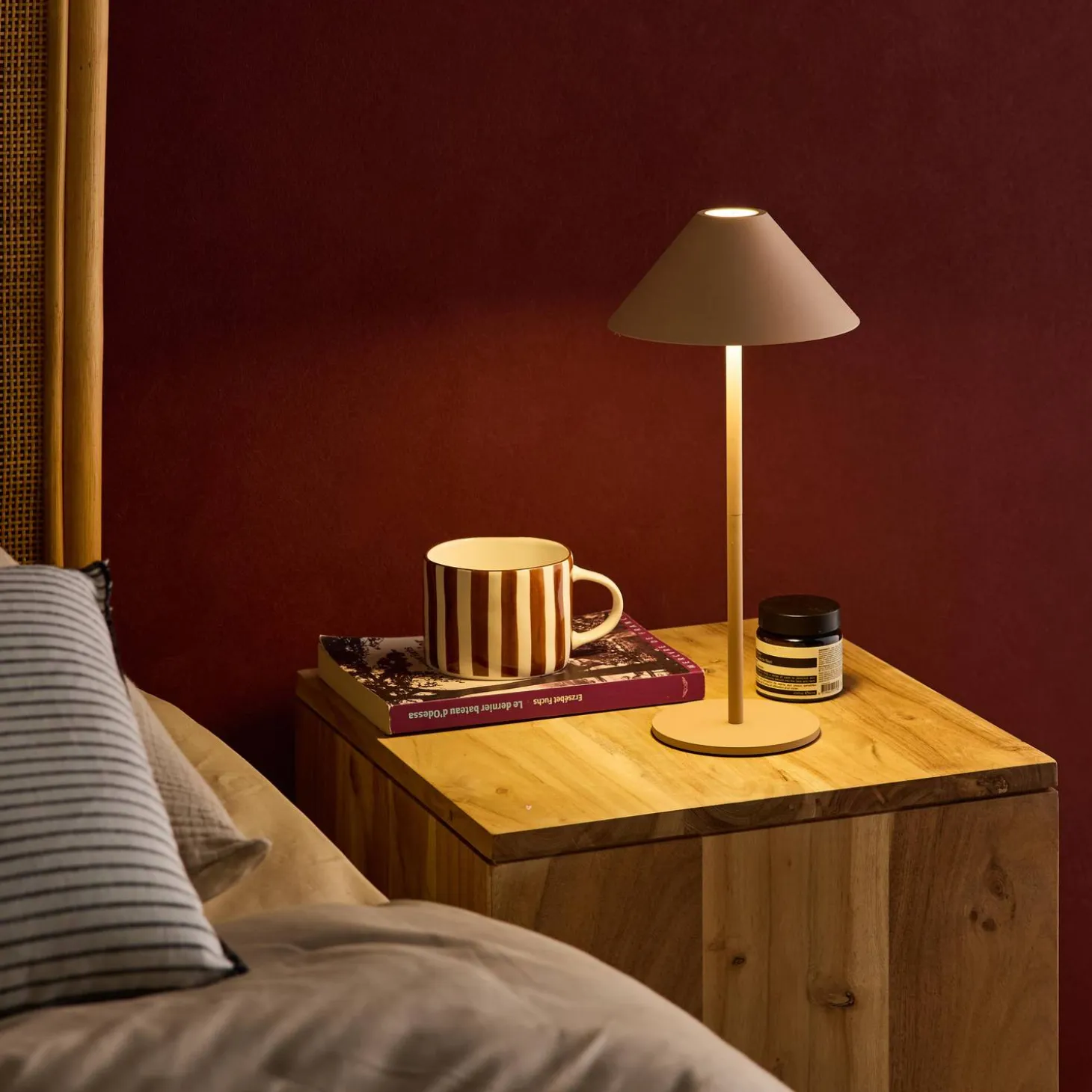 Lampada da tavolo LED senza fili, 32cm