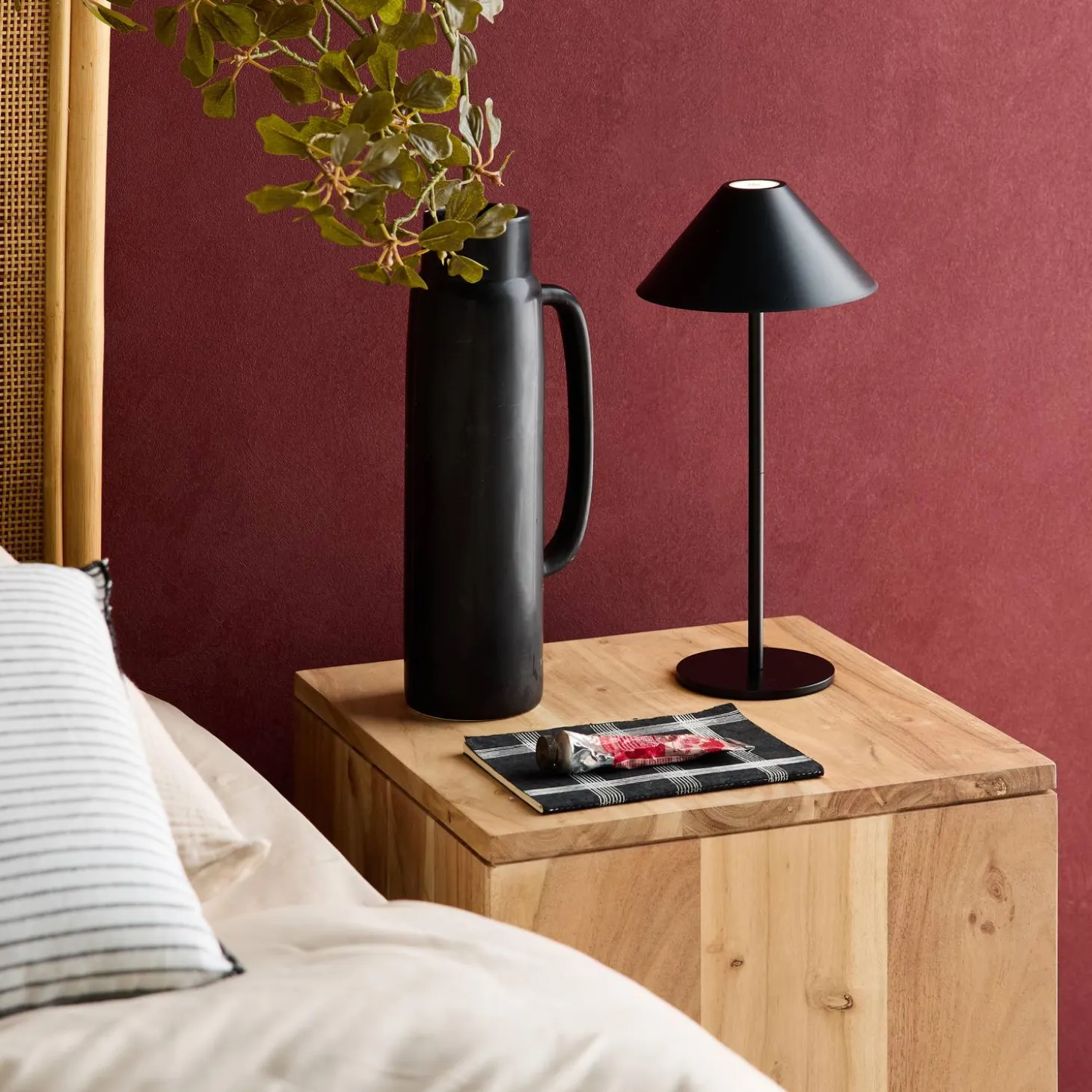 Lampada da tavolo LED senza fili, 32cm