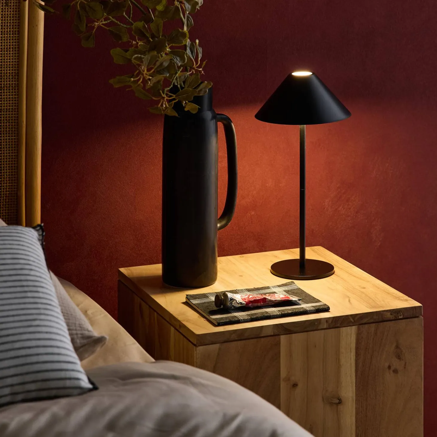 Lampada da tavolo LED senza fili, 32cm