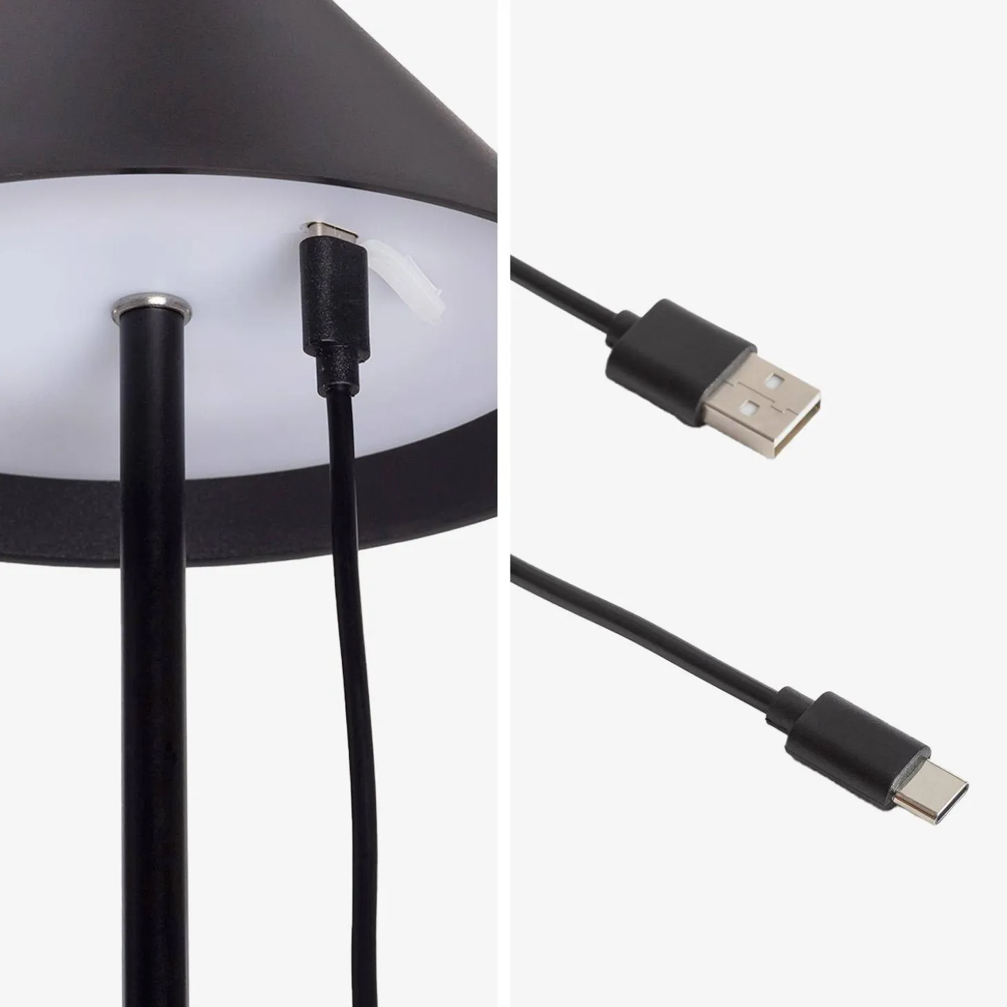 Lampada da tavolo LED senza fili, 32cm