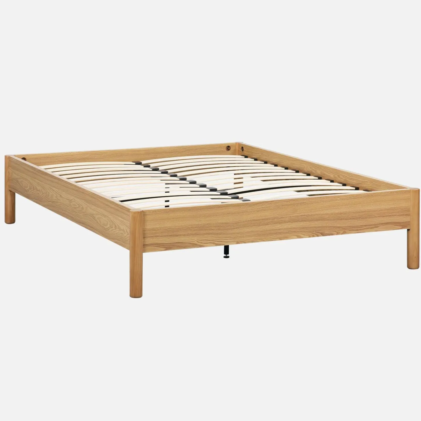 Letto con rete a doghe 140x190cm decorazione legno