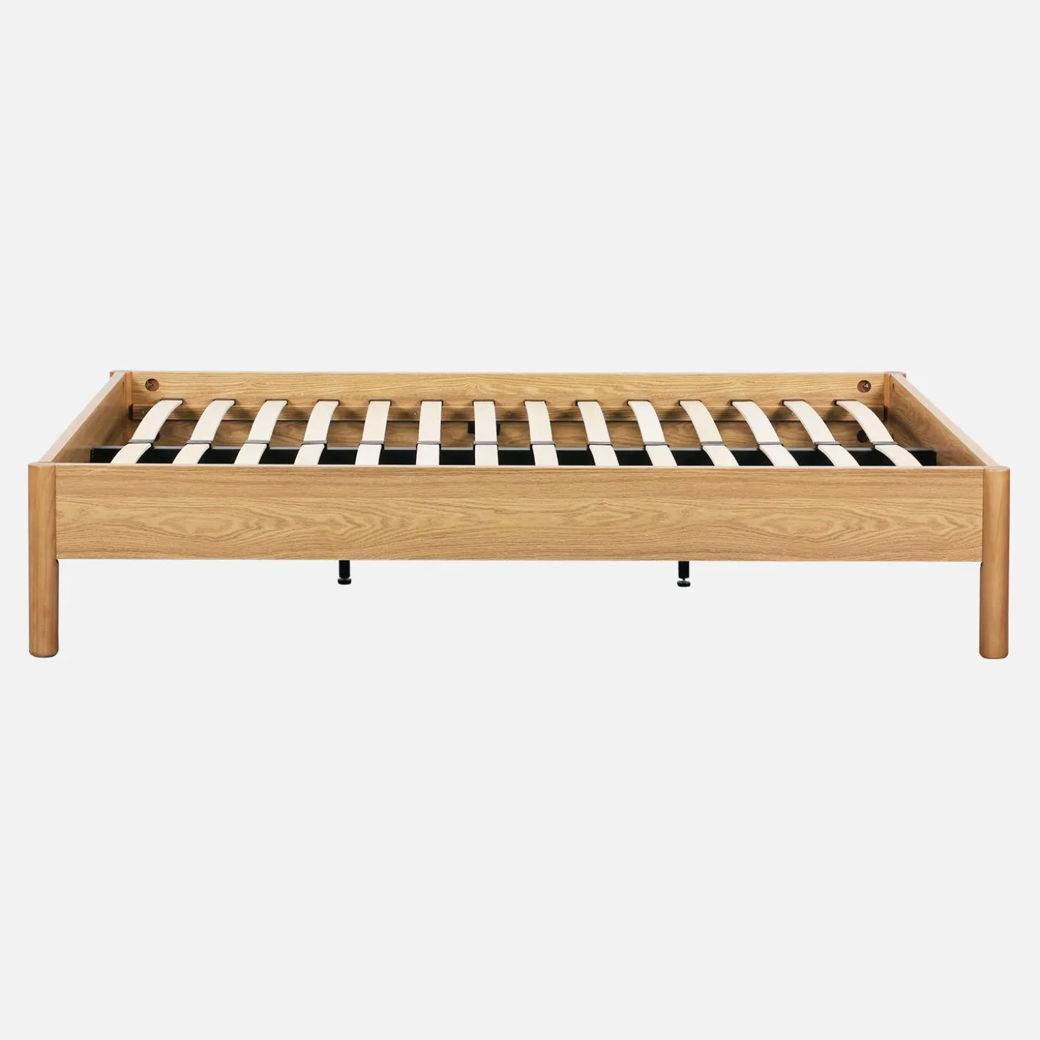 Letto con rete a doghe 140x190cm decorazione legno