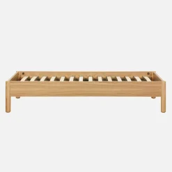 Letto con rete a doghe 90x190cm decorazione legno