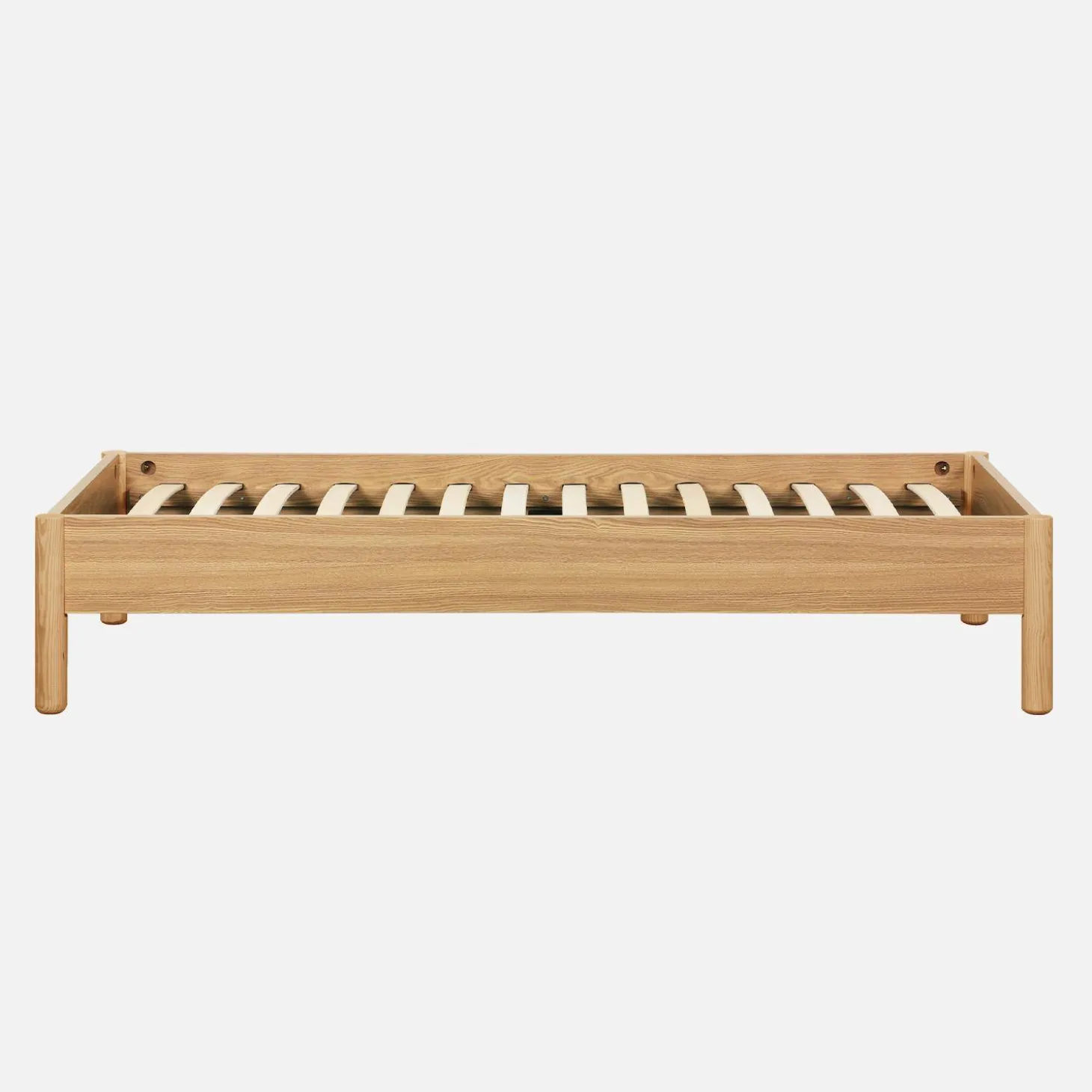 Letto con rete a doghe 90x190cm decorazione legno