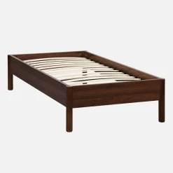 Letto con rete a doghe 90x190cm decorazione legno