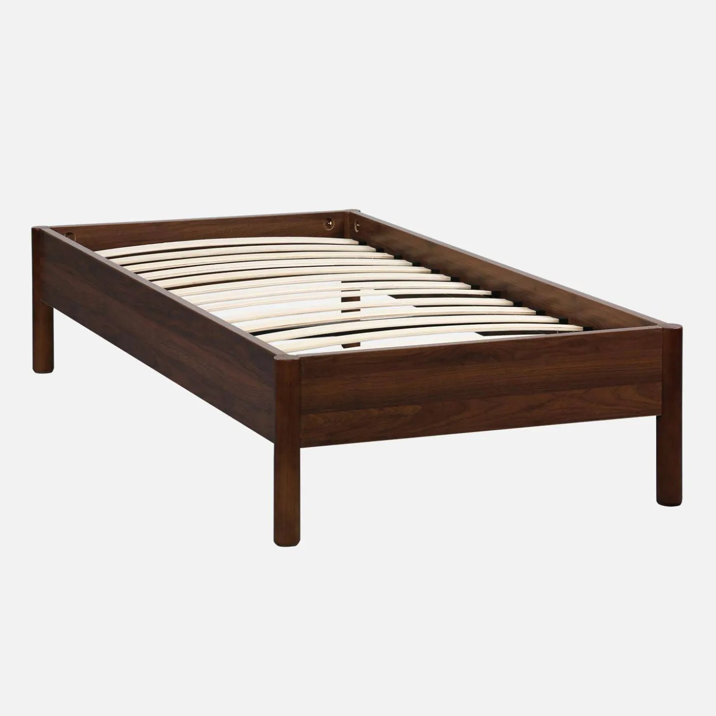 Letto con rete a doghe 90x190cm decorazione legno