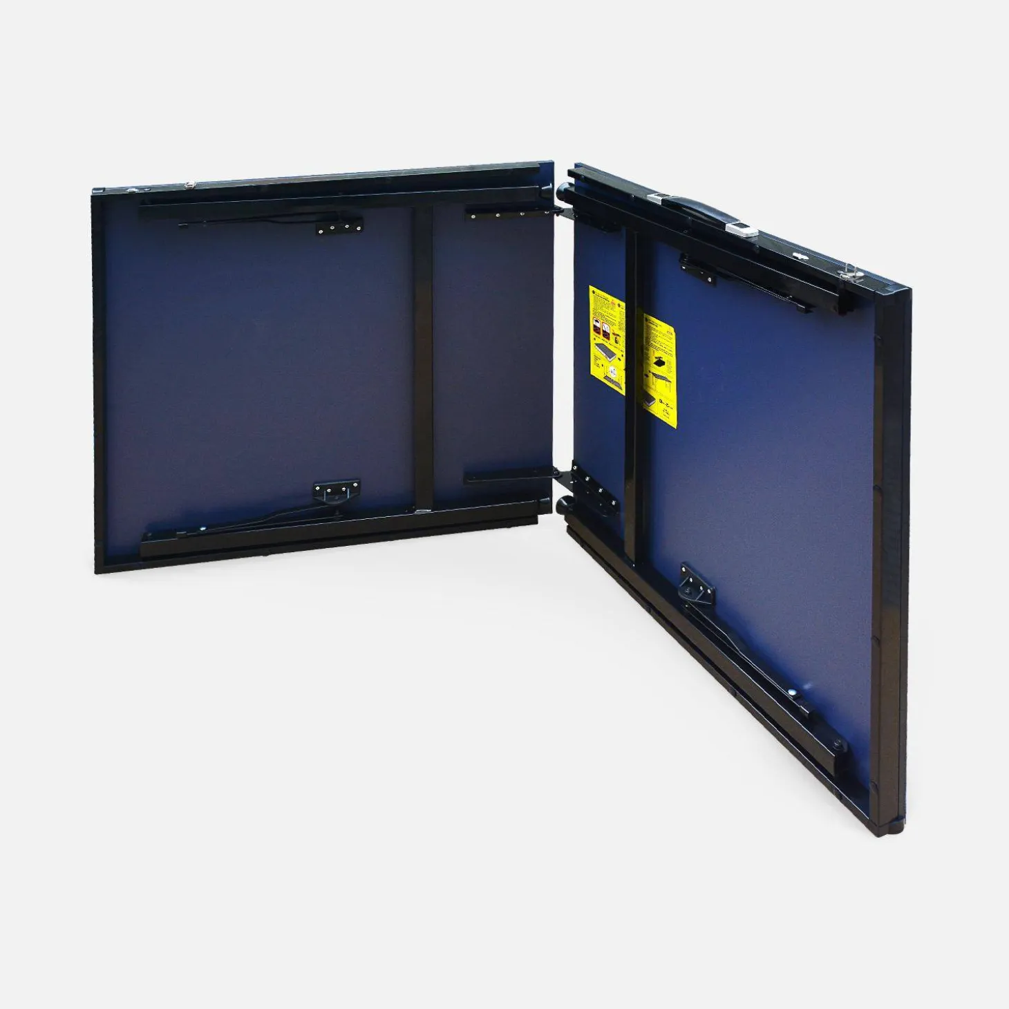 Mini tavolo da ping pong per interni pieghevole con 4 racchette e 6 palline, 150cm