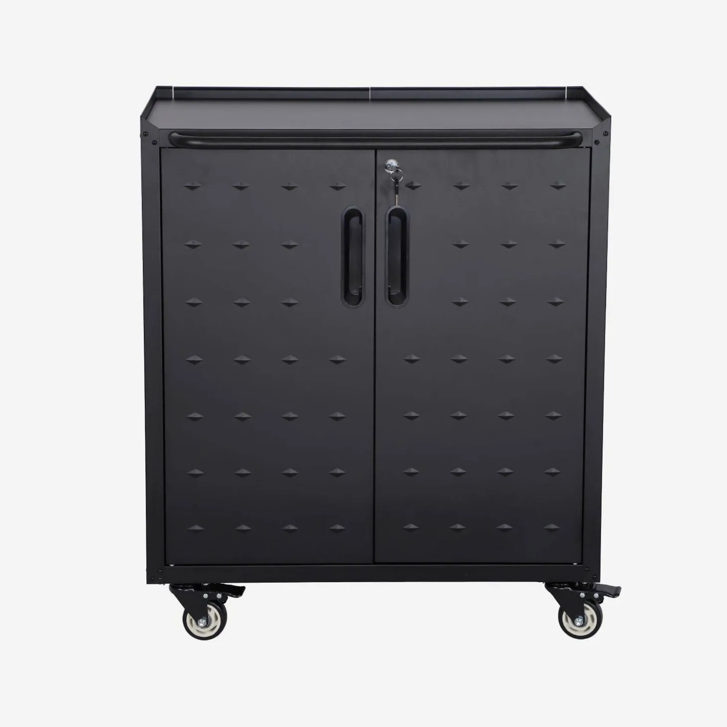 Mobile basso da garage con 2 ante