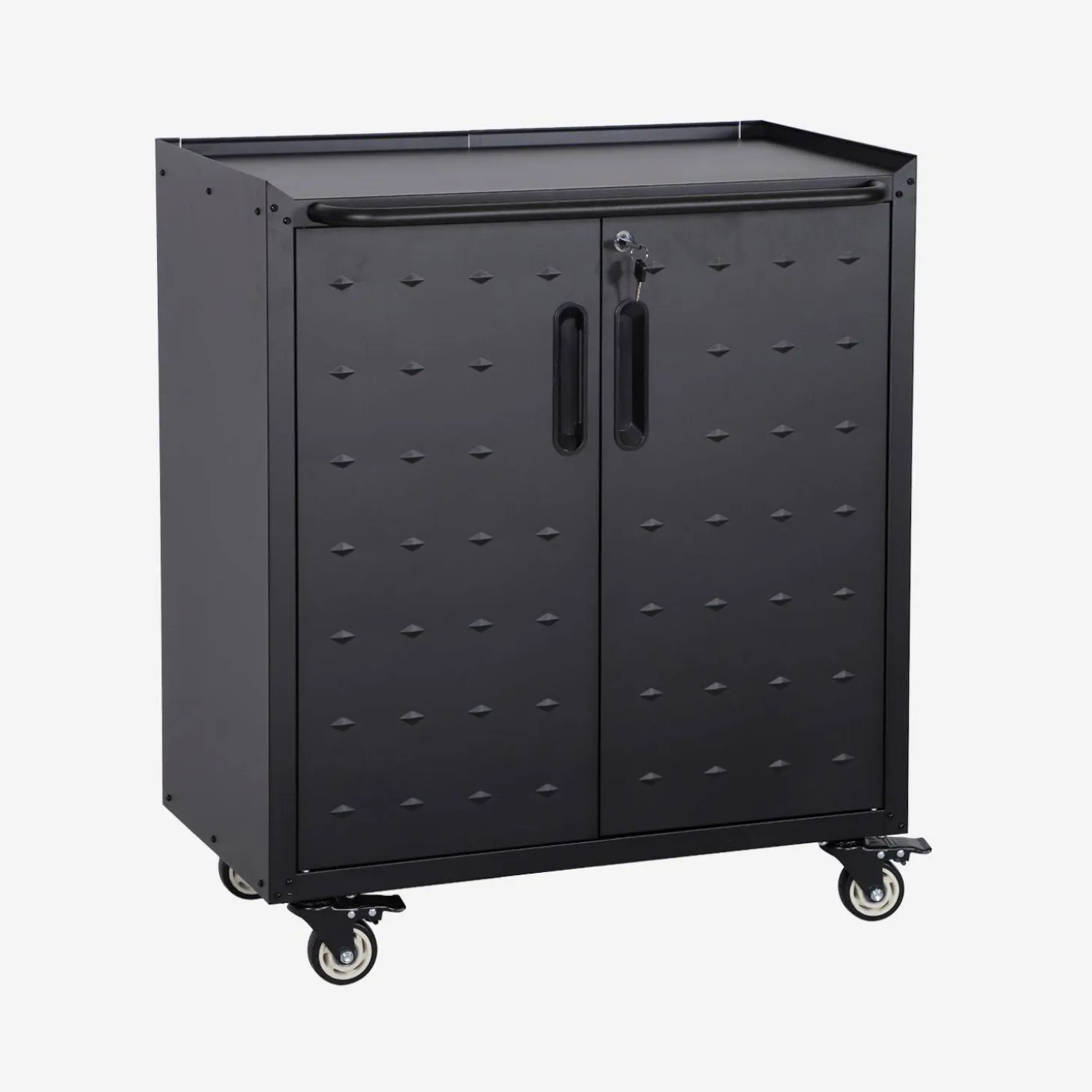 Mobile basso da garage con 2 ante