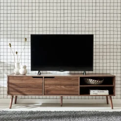 Mobile TV a 2 ante effetto noce, 160cm
