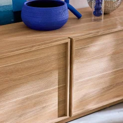 Mobile TV decorativo in legno 3 ante 180cm