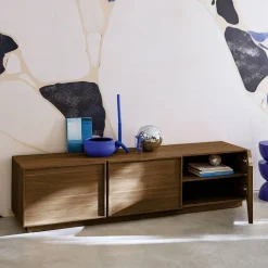 Mobile TV decorativo in legno 3 ante 180cm