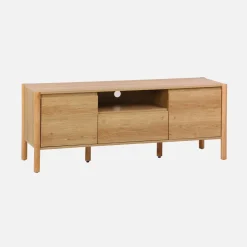 Mobile TV decorazione legno 2 ante 1 cassetto 140cm