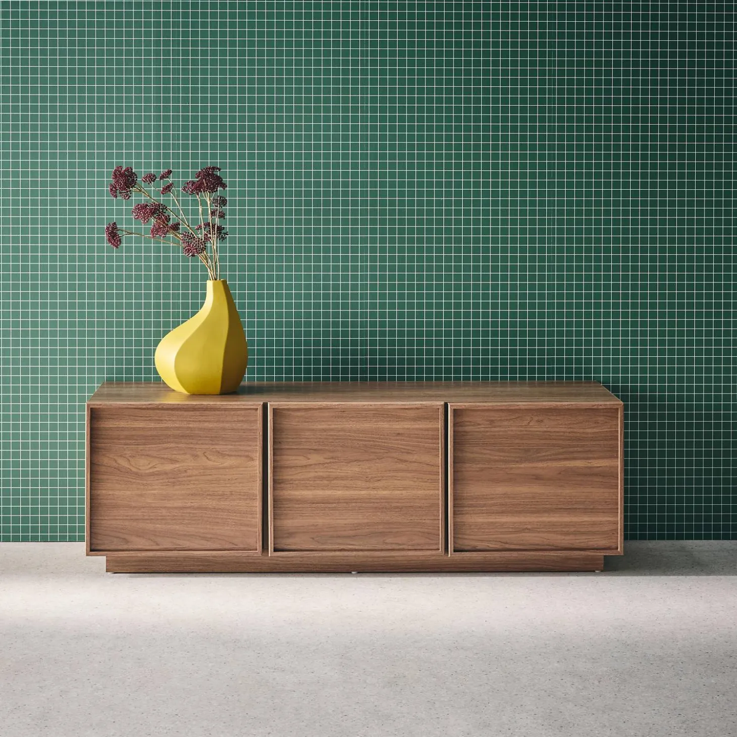 Mobile TV decorazione legno 3 ante 140cm