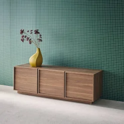 Mobile TV decorazione legno 3 ante 140cm