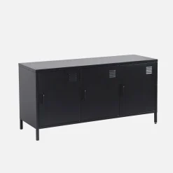 Mobile TV industriale in metallo 3 ante 120cm