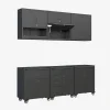 Mobili contenitore per garage 6 moduli acciaio