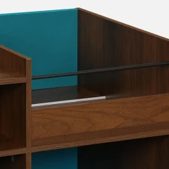 Mobili vintage per vinili effetto legno bicolore XL