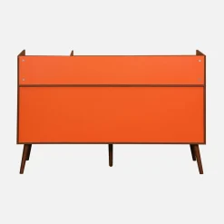 Mobili vintage per vinili effetto legno bicolore XL