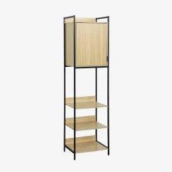 Modulo armadio con 5 ripiani e 1 anta