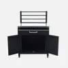 Modulo cucina da esterna in acciaio 1 cassetto e 2 ante, 80cm
