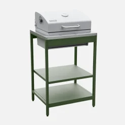 Modulo cucina da esterno con barbecue a carbonella