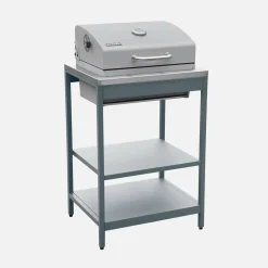 Modulo cucina da esterno con barbecue a carbonella