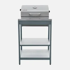 Modulo cucina da esterno con barbecue a carbonella