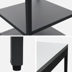 Modulo cucina da esterno in acciaio con 2 ripiani, 49cm