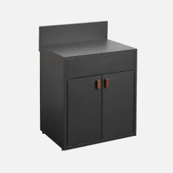 Modulo cucina da esterno in acciaio con 2 ante, 80cm